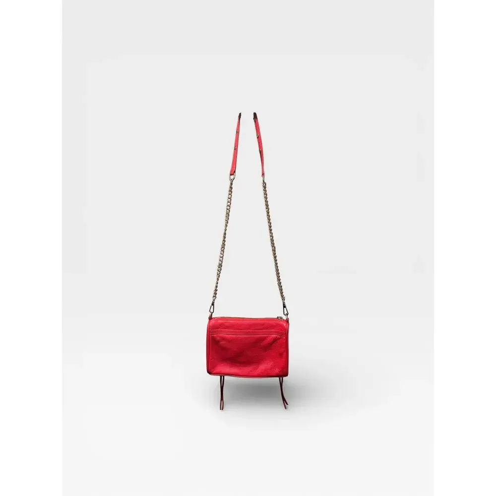 Rebecca Minkoff Mini M.A.C. Red Leather crossbody Bag